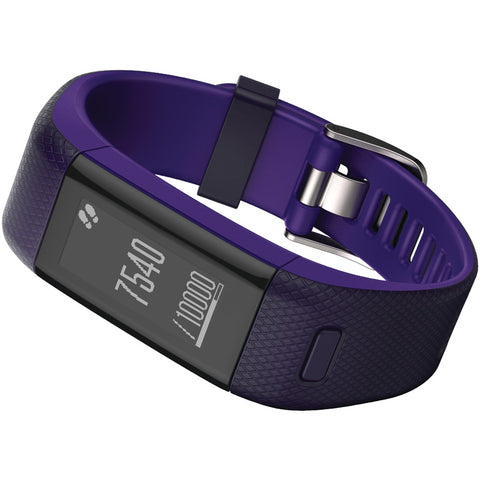 Garmin Vivosmart Hr+ Activity Tracker (regular Fit; Imperial Purple And Kona Purple)