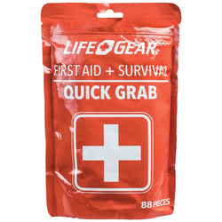 Life+gear 88-piece Quick Grab First Aid & Survival Kit