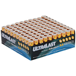 Ultralast Ula100aab Alkaline Aa Batteries 100 Pk