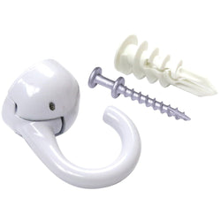 Hangman Indoor And Outdoor Elephant Ceiling Hook (white)