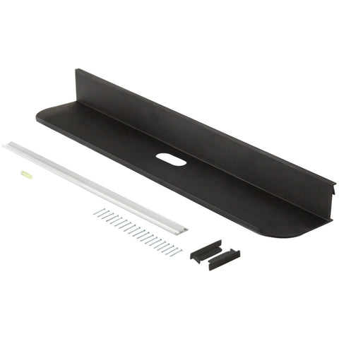 Hangman No-stud Sound Bar Shelf (22-inch Radius Ends)