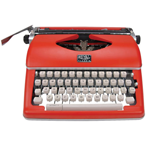 Royal Classic Manual Typewriter (red)