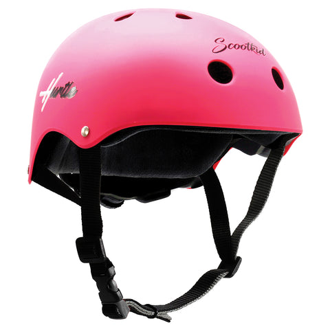 Hurtle Scootkid Children&#039;s Safety Bike Helmet (hot Pink)