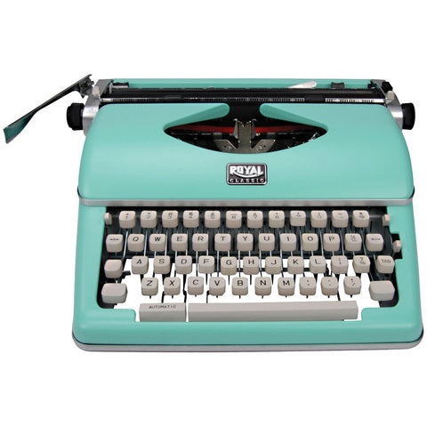 Royal Classic Manual Typewriter (mint Green)