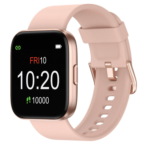 Letsfit Iw1 Bluetooth Smart Watch (pink And Rose)