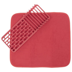 Cuisinart Dish Drying Mat With Rack (red)